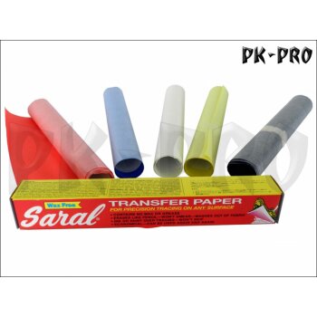 Saral Transfer Papier- Gelb Rolle (366cm x 30,5mm)