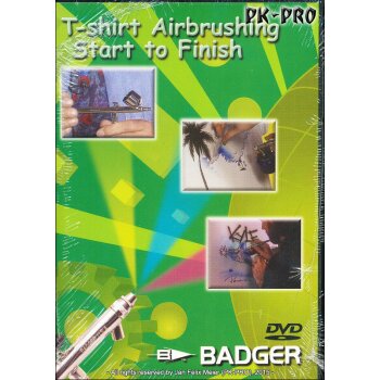 BADGER BD-107 DVD T-Shirt Airbushing
