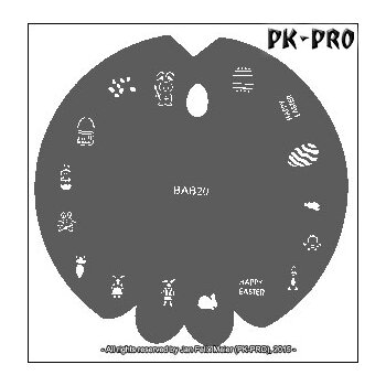 BADGER BAB20 Fingernail-Stencil
