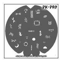 BADGER BAB22 Fingernail-Stencil