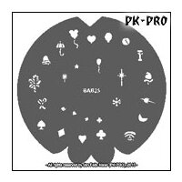 BADGER BAB25 Fingernail-Stencil