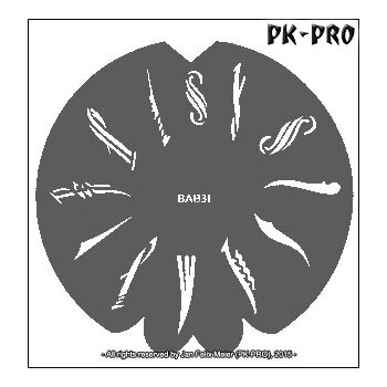 BADGER BAB31 Fingernail-Stencil