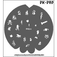 BADGER BAB34 Fingernail-Stencil