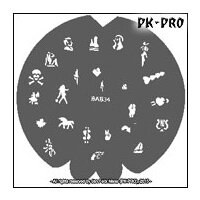 BADGER BAB34 Fingernail-Stencil