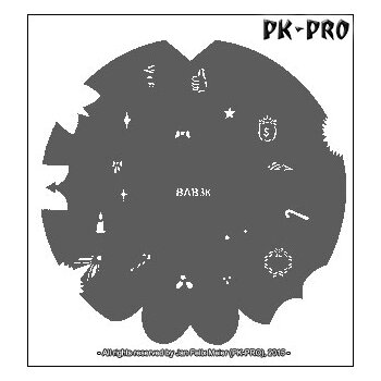 BADGER BAB38 Fingernail-Stencil