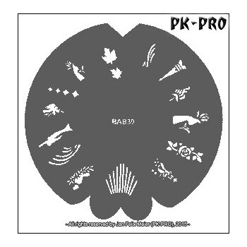 BADGER BAB39 Fingernail-Stencil