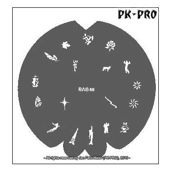 BADGER BAB40 Fingernail-Stencil