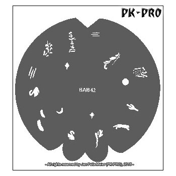 BADGER BAB42 Fingernail-Stencil