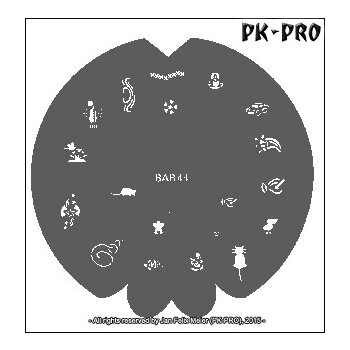 BADGER BAB44 Fingernail-Stencil