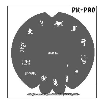 BADGER BAB46 Fingernail-Stencil